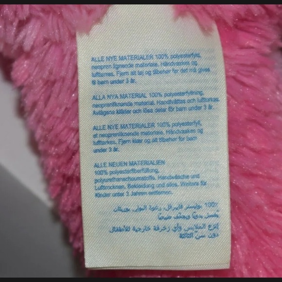 Build A Bear BAB Pink Glitter/Sparkle Fur Paint Splatter Paws Kitty Cat Plushie - Picture 10 of 12